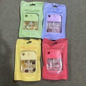 Wish 4 Hand Sanitizer, Black Plum & Vanilla, Dragonfruit Jasmine, Golden Citrus